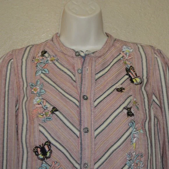 Zadig & Voltaire Multicolor Embroidered Blouse - Picture 3 of 8